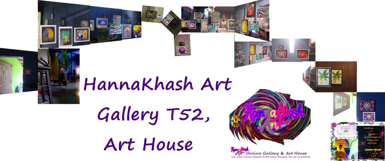 HannaKhash Art  "Gallery T52" Art House banner.